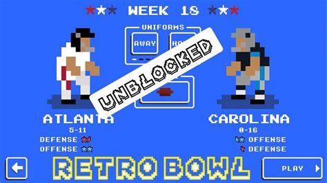 Play the game with various players around the world or with your school friends, no need for download, installations or anything just play it free in browser. . Retro bowl unblocked 119